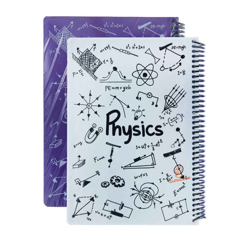 دفتر 100 برگ طرح فیزیک جلد طلقی دات نوت DOT NOTE