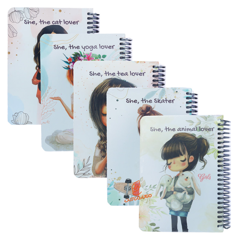 دفتر یادداشت فانتزی مدل GIRLS دات نوت DOT NOTE