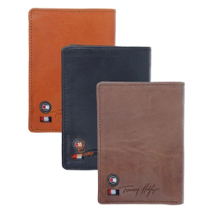 کیف پول چرم طرح دار مدل کتابی MONT BLANC کد 889