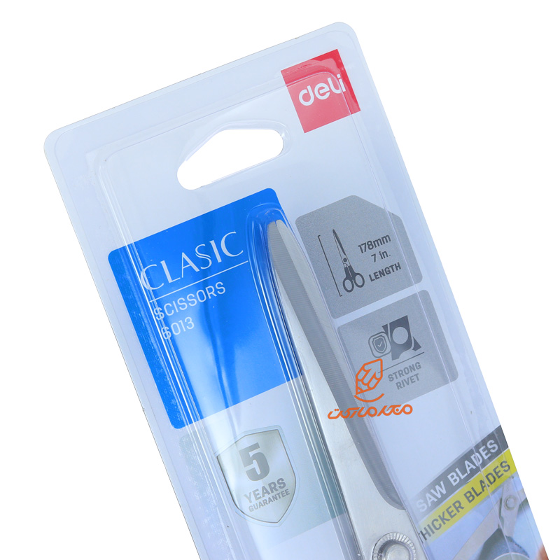 قیچی اداری 17.8 سانت 6013 دلی DELI (6).jpg