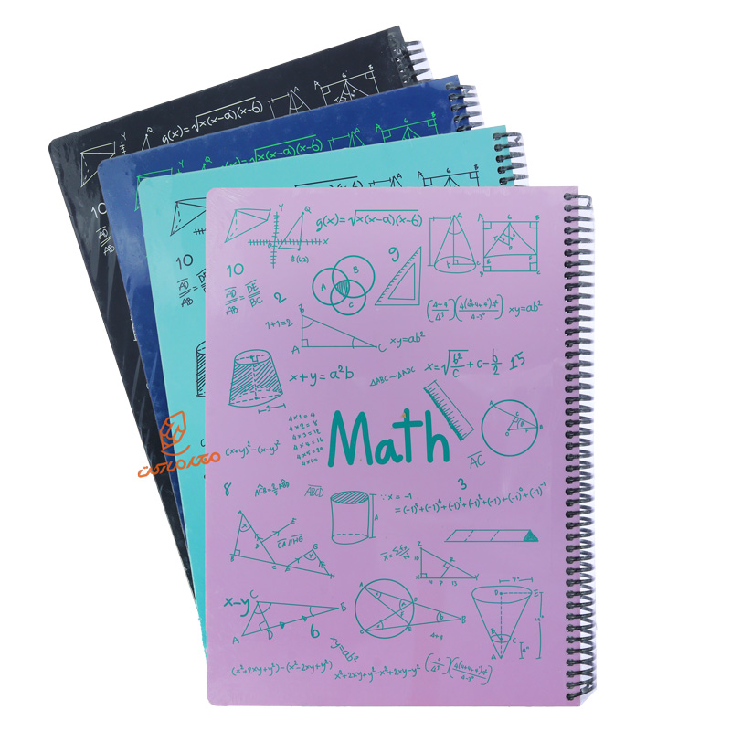 دفتر 100 برگ رحلی طرح ریاضی دات نوت DOT NOTE