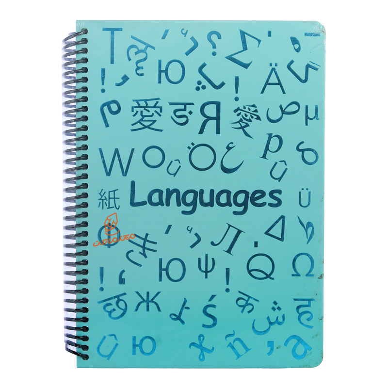 دفتر 100 برگ طرح زبان مدل شاین دات نوت DOT NOTE (6).jpg