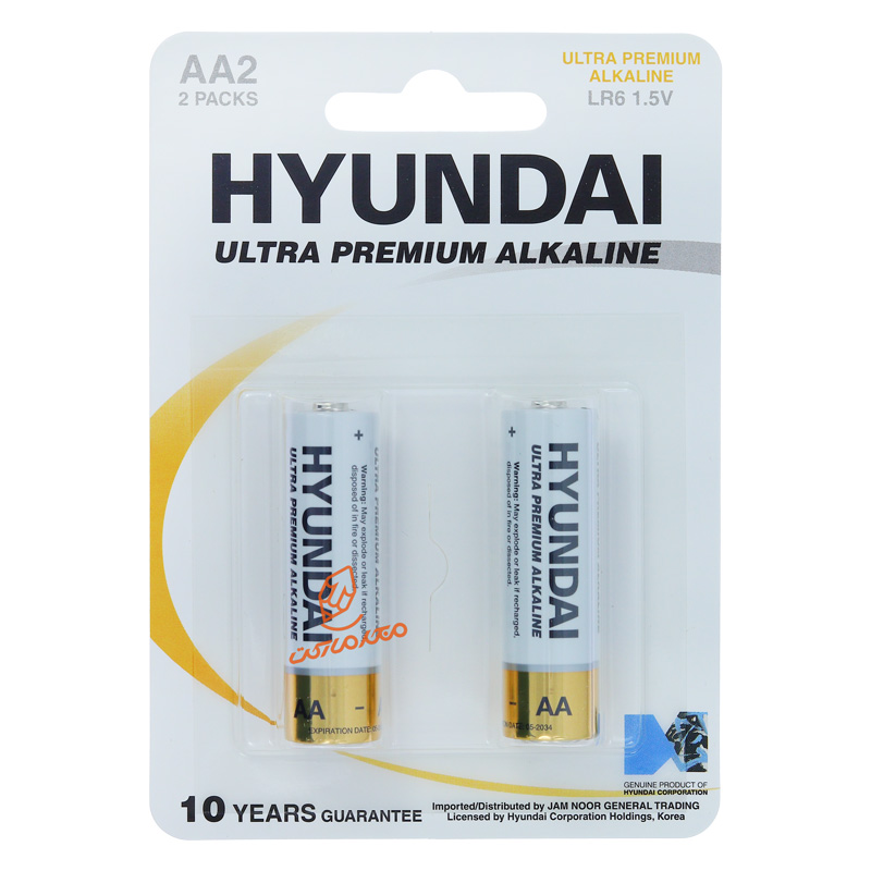 باتری قلمی الکالاین 2 عددی الترا هیوندای
