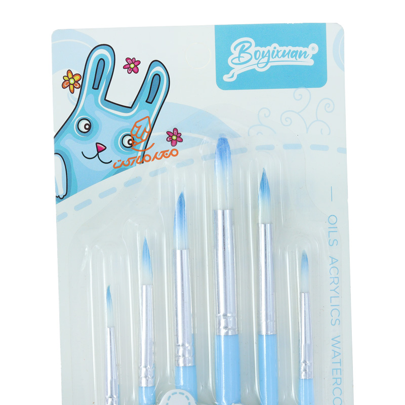 ست قلم مو سرگرد 6 عددی فانتزی BOYIXUAN.jpg