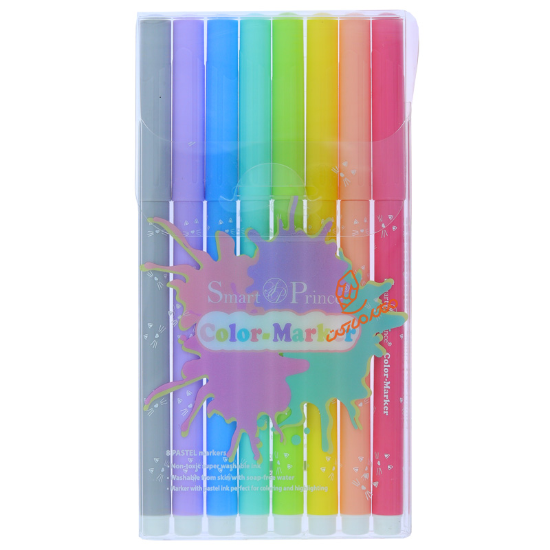 ماژیک 8 رنگ پاستلی 0021 اسمارت پرینس