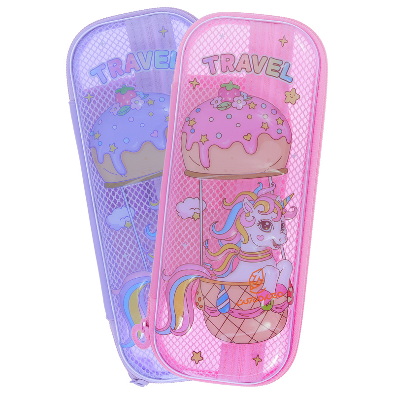 جامدادی مدل شفاف طرح یونیکورن 38180 LENGTH