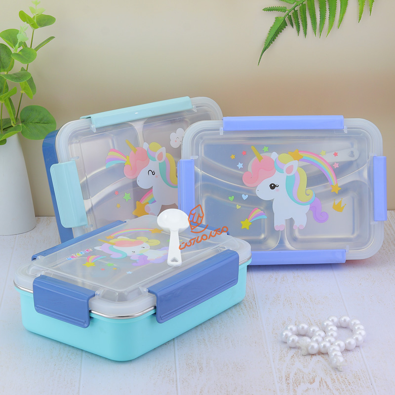 ظرف غذا سه خانه طرح یونی کورن (1).jpg