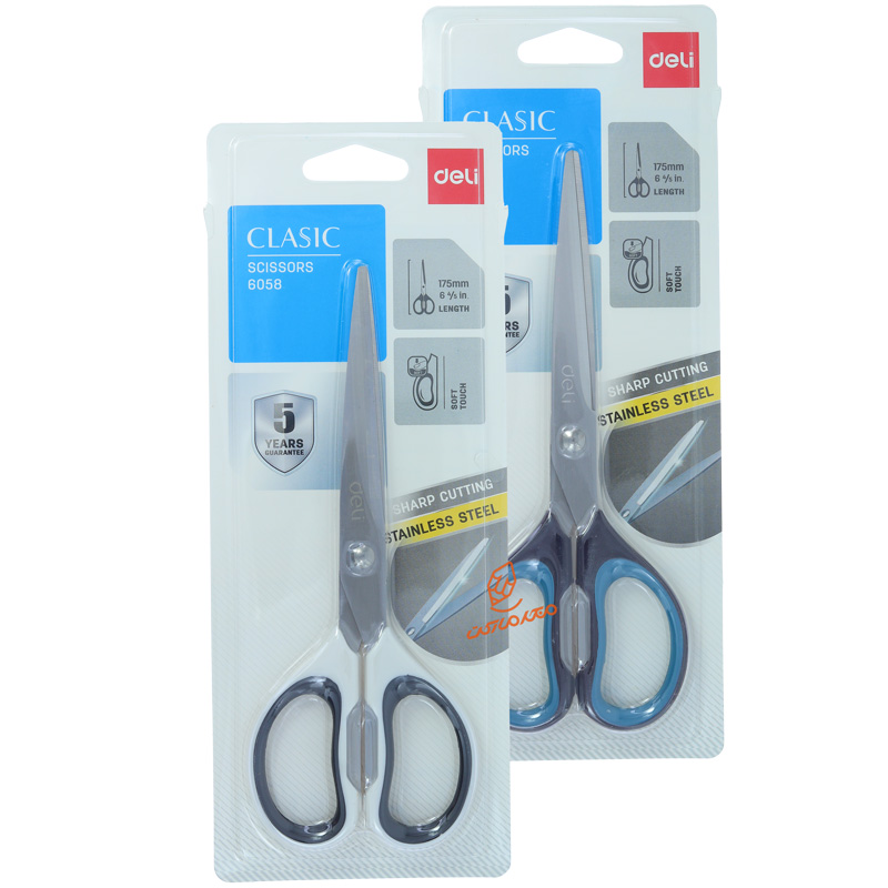 قیچی اداری 17.5 سانت 6058 دلی  DELI