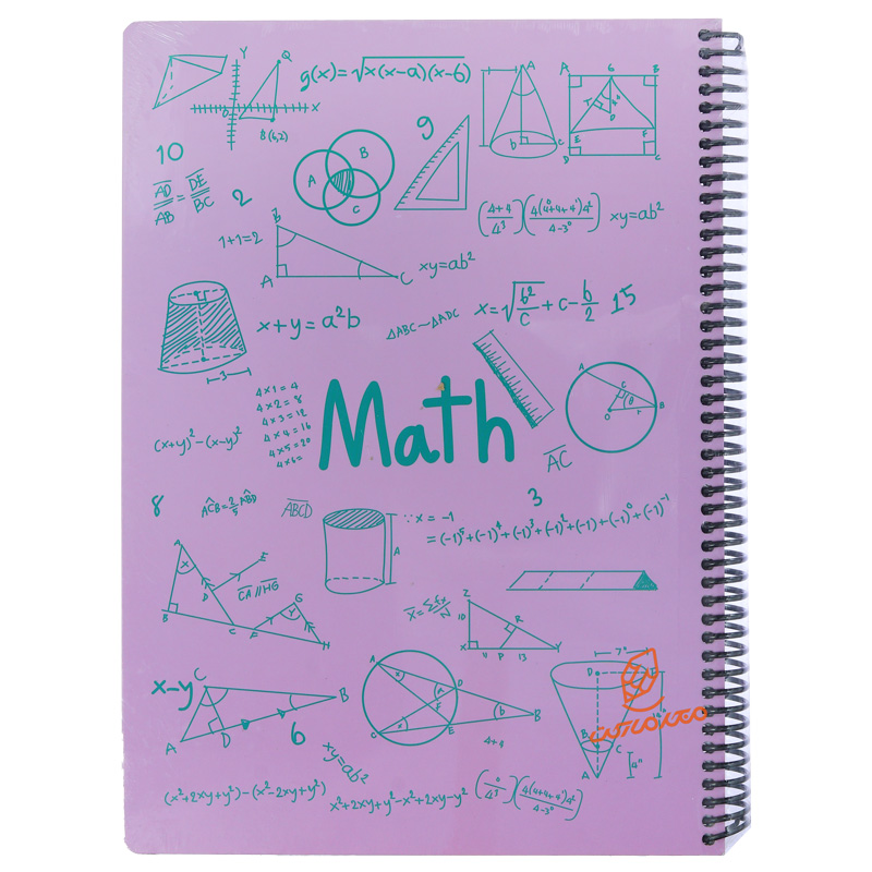 دفتر 100 برگ رحلی طرح ریاضی دات نوت DOT NOTE (2).jpg