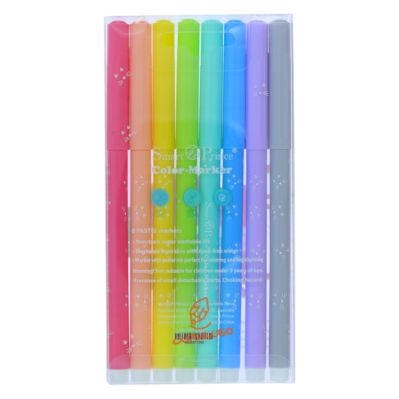 ماژیک 8 رنگ پاستلی 0021 اسمارت پرینس (2).jpg