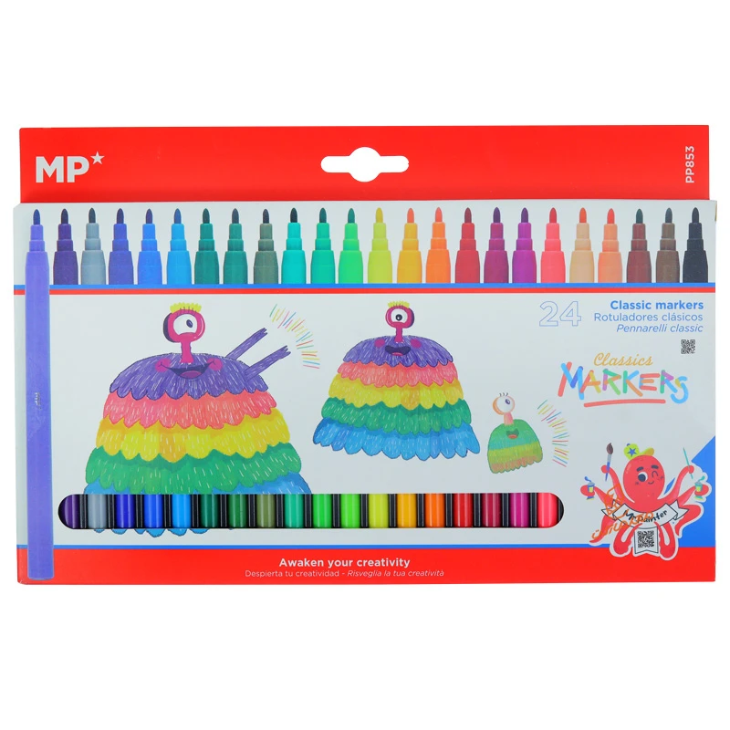 ماژیک رنگ آمیزی 24 رنگ P-853 ام پی MP (1).jpg