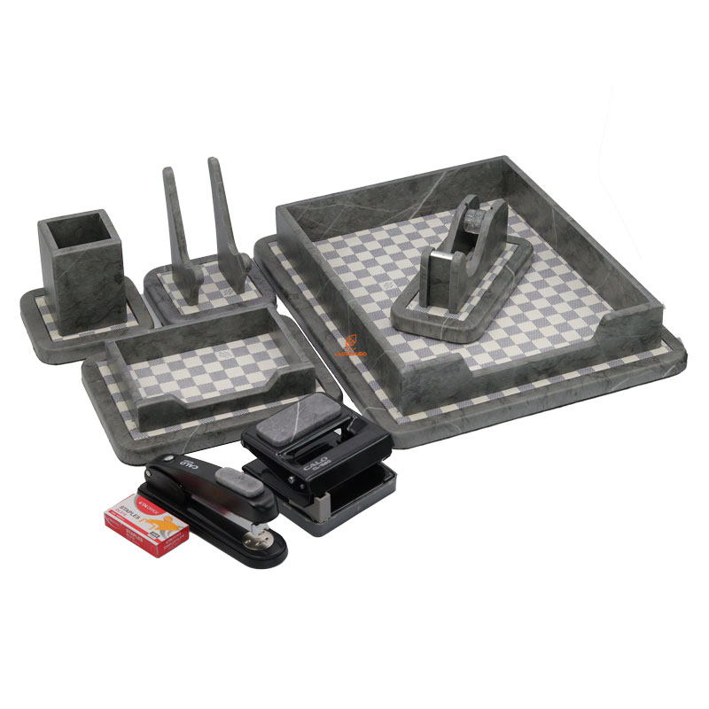 ست لوازم اداری رومیزی 8 تکه کد 308AP قائم