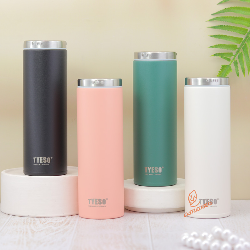 فلاسک مینی 300 میلی‌لیتری تایسو مدل TS-8751B مناسب نگهداری دمای نوشیدنی گرم و سرد در سفر