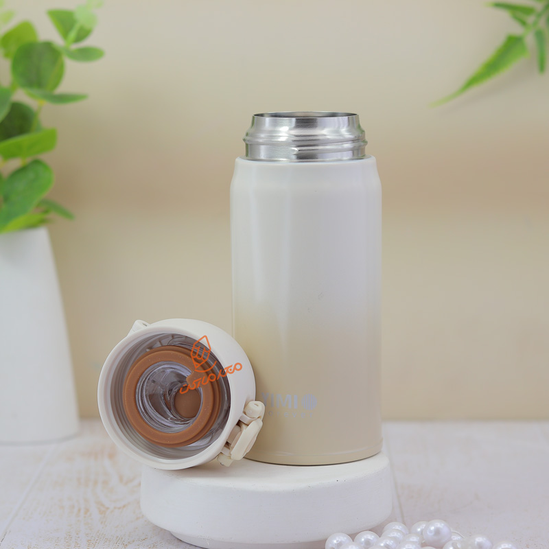 فلاسک مینی 350 میلی‌لیتری دسته‌دار YIMI مدل BW-050 مناسب سفر و نگهداری دمای نوشیدنی
