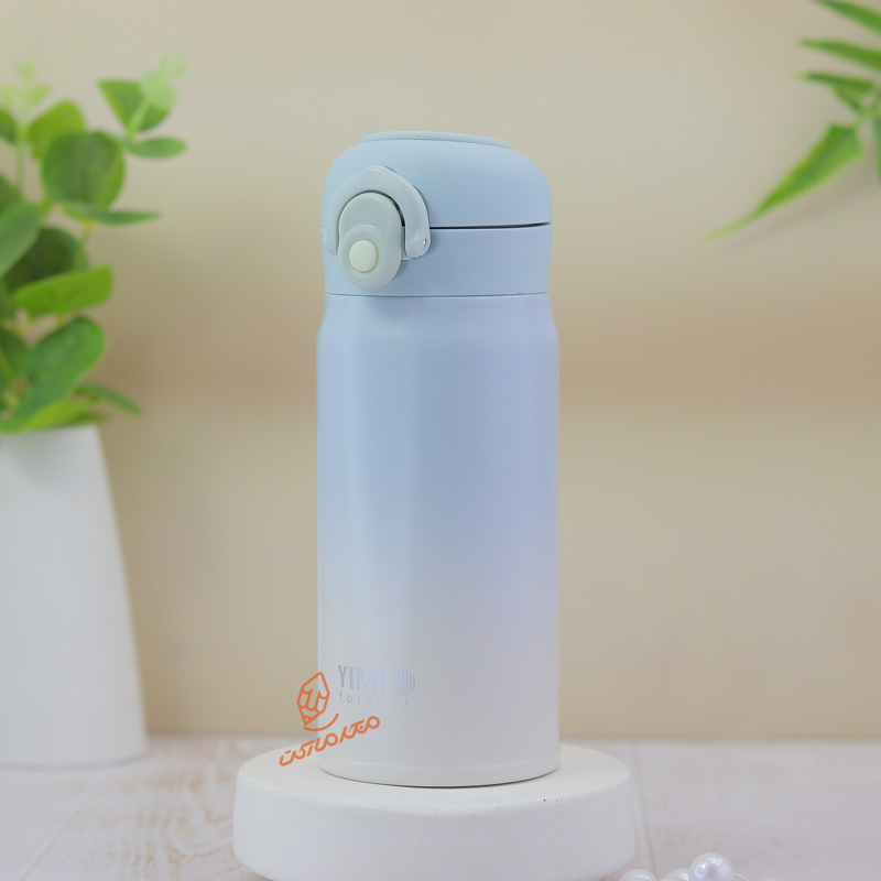 فلاسک مینی 350 میلی‌لیتری دسته‌دار YIMI مدل BW-050 مناسب سفر و نگهداری دمای نوشیدنی