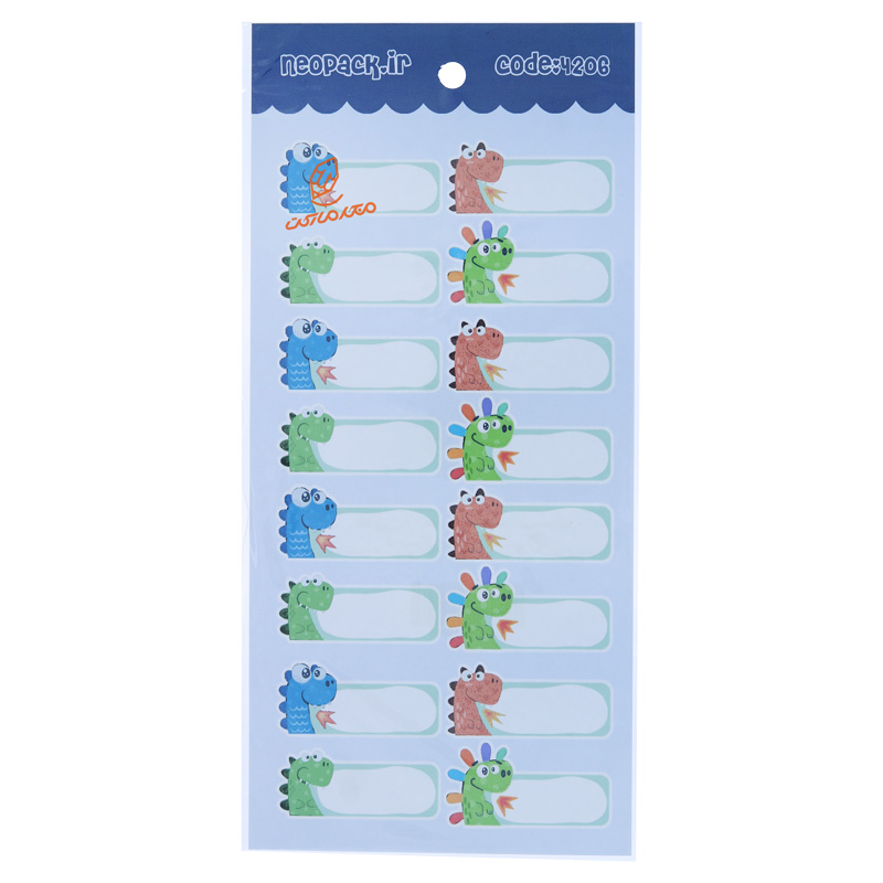 لیبل نام و نشانی فانتزی طرح کودکانه نئوپک NEOPACK (5).jpg