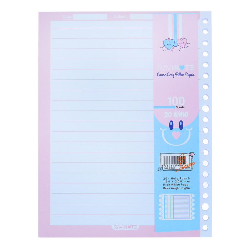 یدک دفتر کلاسوری 20 حلقه راوی نوت RAVINOTE