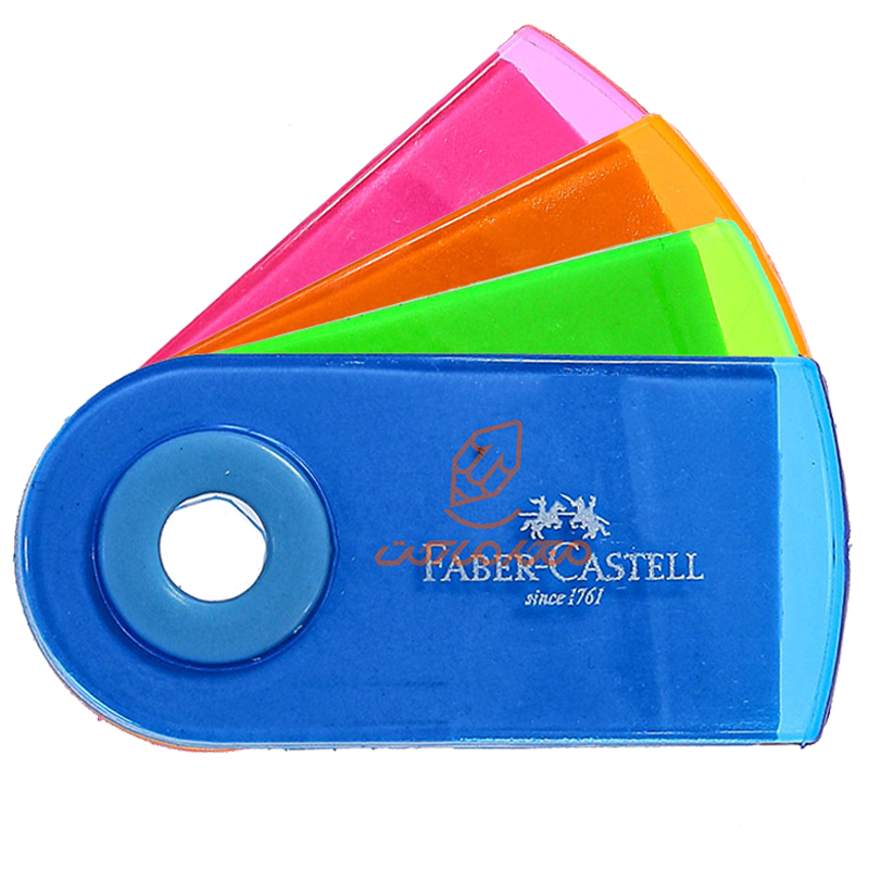 پاک‌کن غلاف‌دار اسلیو مینی مدل 2460 برند فابر کاستل FABER CASTELL - پاک‌کن نرم و با کیفیت مناسب پاک کردن خطوط مداد و طراحی