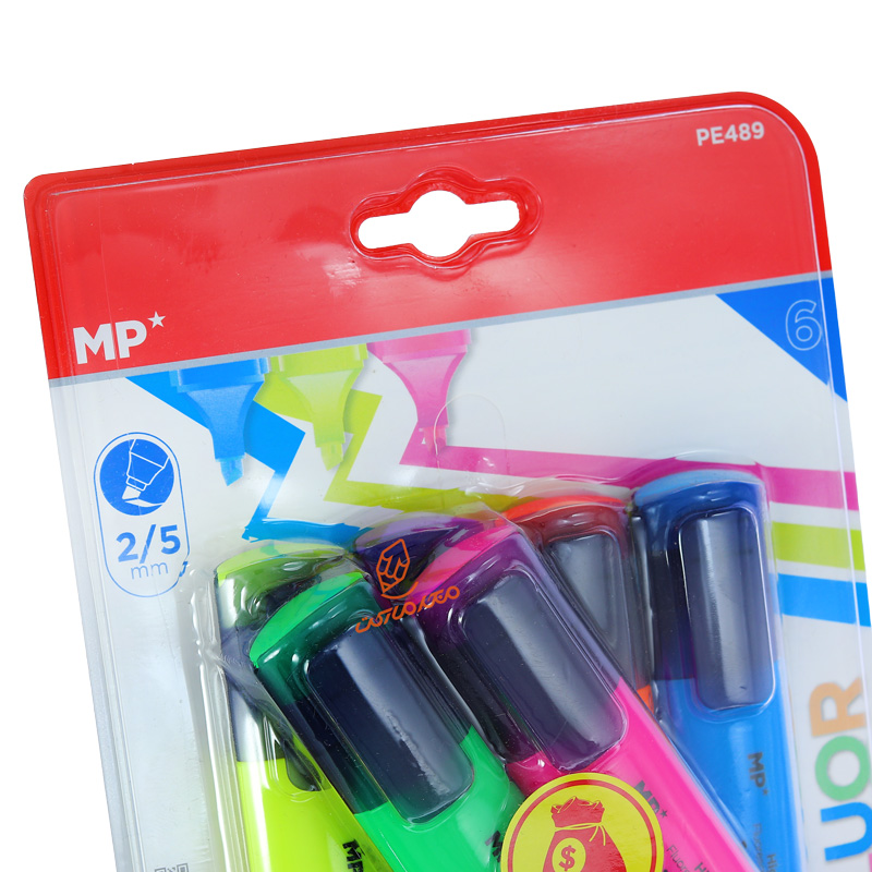 ماژیک علامت گذار 6 رنگ مدل فلورسنت P-489 (3).jpg