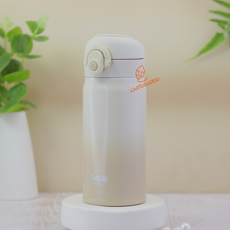 فلاسک مینی 350 میلی‌لیتری دسته‌دار YIMI مدل BW-050 مناسب سفر و نگهداری دمای نوشیدنی