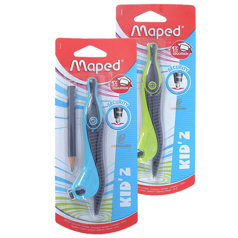 پرگار مدادگیر مدل کیدز 1610 برند مپد MAPED - پرگار مناسب کودکان با طراحی ارگونومیک و کیفیت بالا