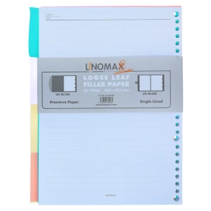 یدک دفتر کلاسوری 20 سوراخ لینومکس LONOMAX