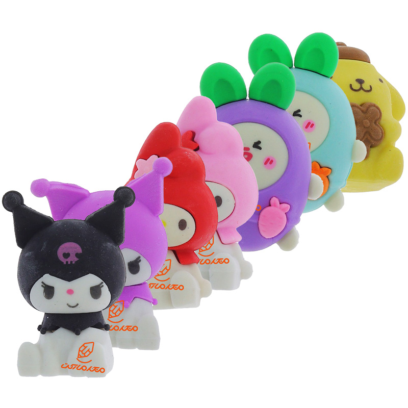 پاک‌کن فانتزی مدل GB-21027 با طرح عروسکی - پاک‌کن نرم و جذاب مناسب کودکان و علاقه‌مندان به طرح‌های فانتزی