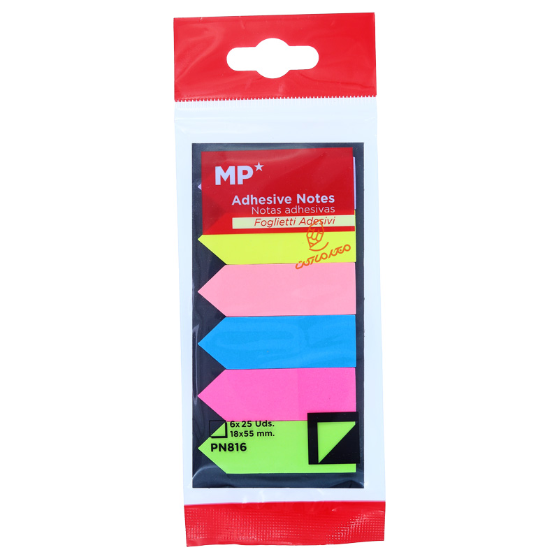 پستایت فلشی رنگی مدل PN-816 ام پی MP، مناسب علامتگذاری و نشانهگذاری در کتاب و دفتر