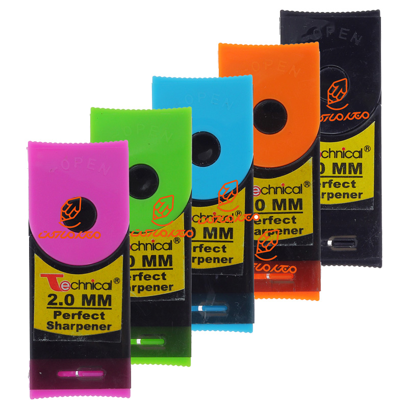 تراش مخزن‌دار 2 میل برند تکنیکال - تراش دقیق و کاربردی با مخزن نگهدارنده تراشه‌های مداد