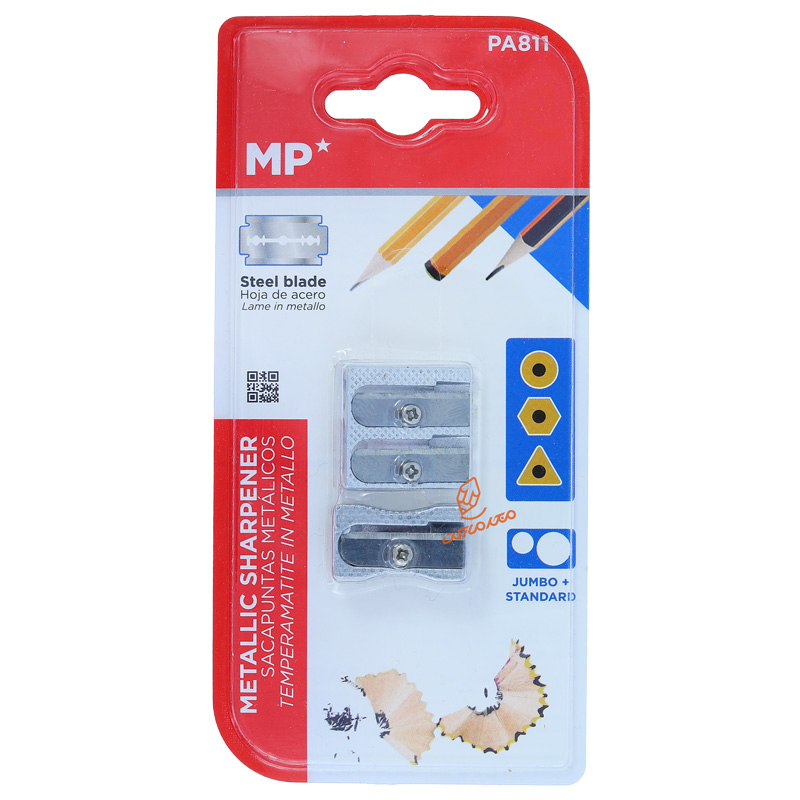 ست ۲ عددی تراش فلزی MP مدل PA-811 مناسب تراشیدن دقیق مداد و استفاده اداری