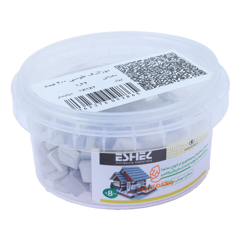 ماکت موزائیک مینیاتوری 1:24 اشل برند ESHEL - قطعات دقیق و کوچک برای ساخت ماکتهای معماری و دکوراسیون