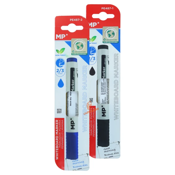 ماژیک وایت برد سرگرد MP مدل PE-487 مناسب نوشتار روان روی تخته‌های وایت برد