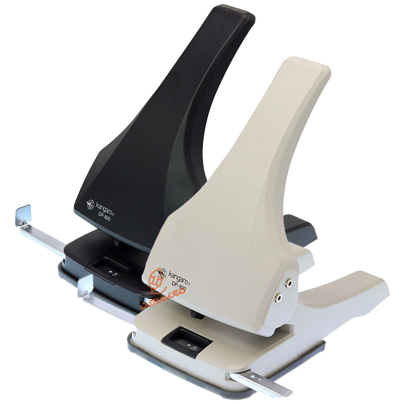 پانچ بزرگ مدل مشکی DP-800 برند کانگرو KANGARO - پانچ حرفه‌ای و مقاوم مناسب سوراخ‌کردن صفحات متعدد