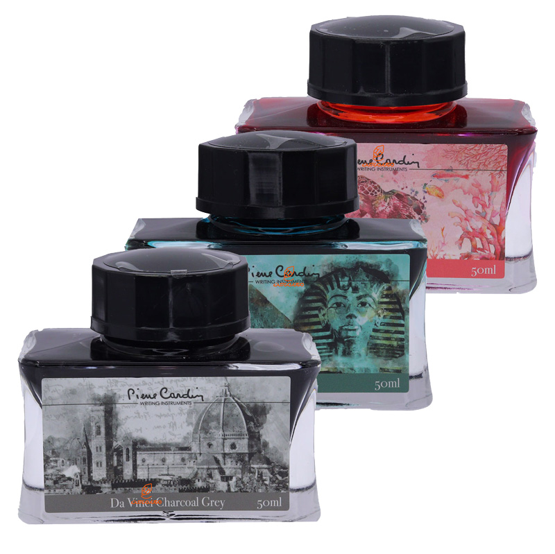 جوهر خودنویس برند پیرکاردین Pierre Cardin - جوهر با کیفیت بالا و رنگ غنی مناسب برای خودنویسهای لوکس