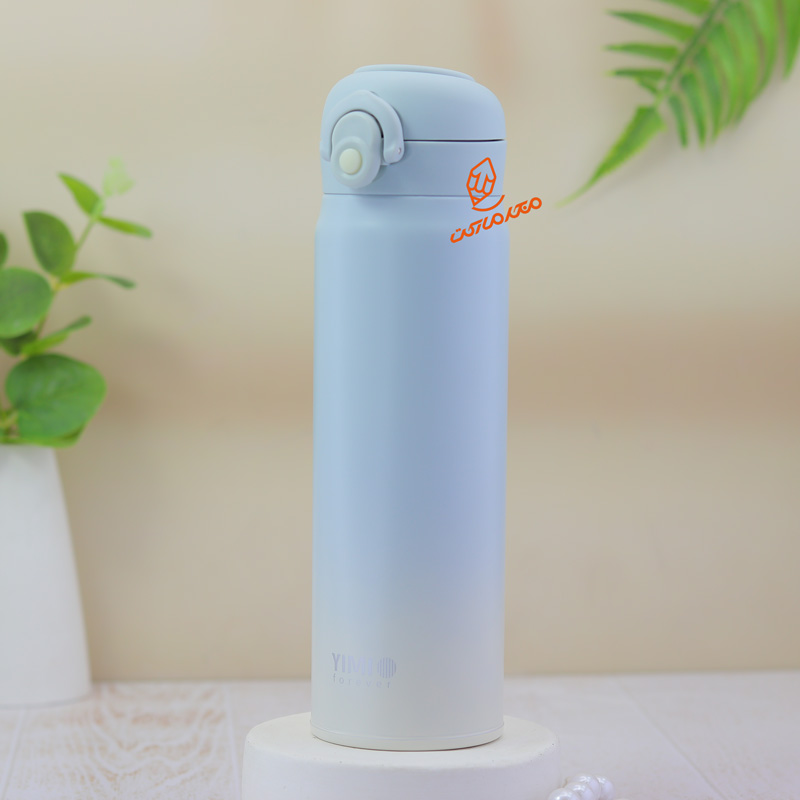 فلاسک مسافرتی 500 میلی‌لیتری دسته‌دار YIMI مدل BW-051 مناسب سفر و نگهداری دمای نوشیدنی