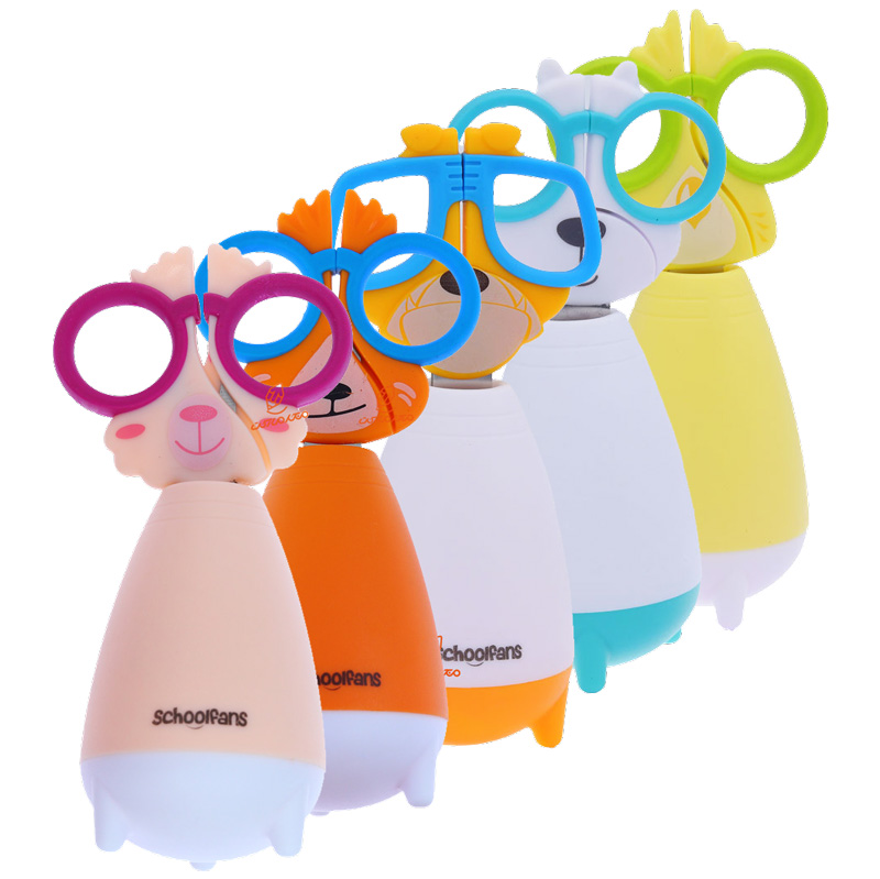 قیچی فانتزی غلاف‌دار مدل 2614 اسکول فنس SCHOOLFANS - قیچی ایمن و رنگارنگ مناسب برای مدرسه و کارهای هنری