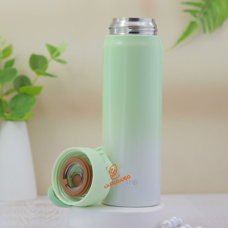 فلاسک مسافرتی 500 میلی‌لیتری دسته‌دار YIMI مدل BW-051 مناسب سفر و نگهداری دمای نوشیدنی