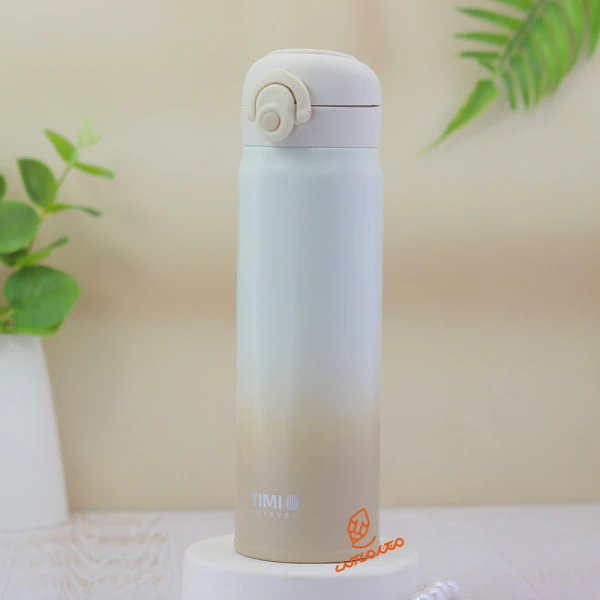 فلاسک مسافرتی 500 میلی‌لیتری دسته‌دار YIMI مدل BW-051 مناسب سفر و نگهداری دمای نوشیدنی