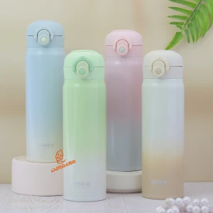 فلاسک مسافرتی 500 میلیلیتری دستهدار YIMI مدل BW-051 مناسب سفر و نگهداری دمای نوشیدنی