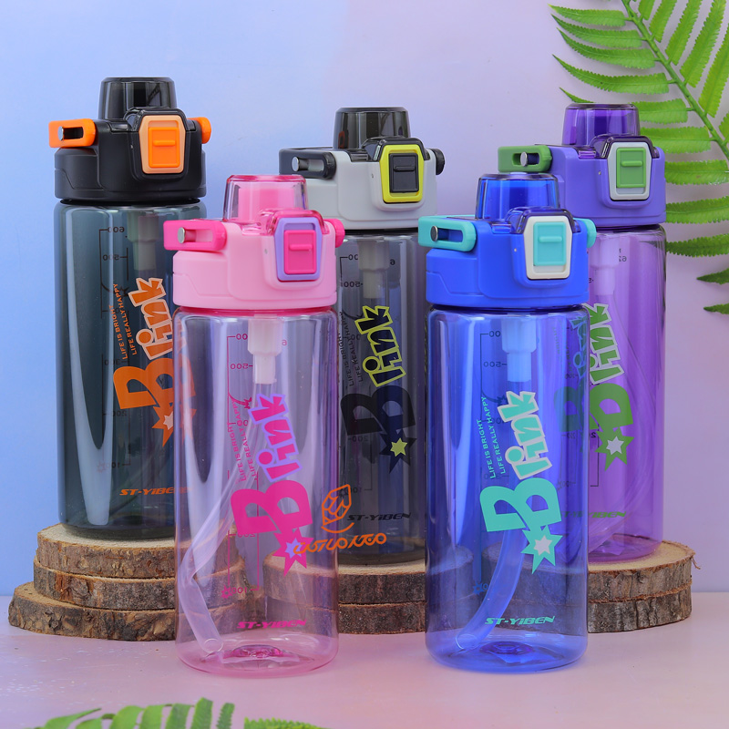 قمقمه شفاف نیدار YIBEN مدل YB-911 مناسب مدرسه، باشگاه و استفاده روزمره