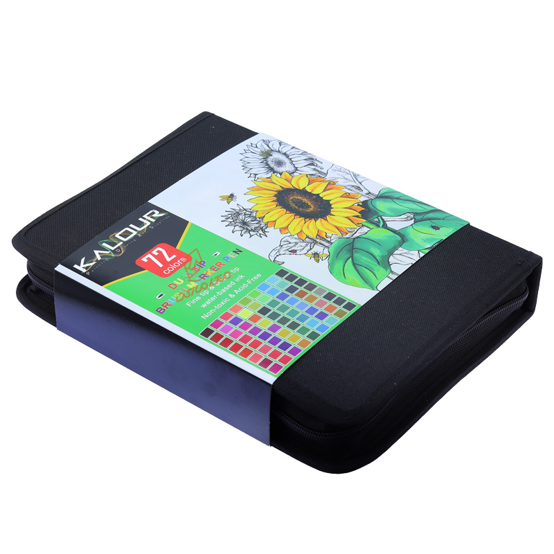 ماژیک 2 سر براش 72 رنگ کالور KALOUR (6).jpg