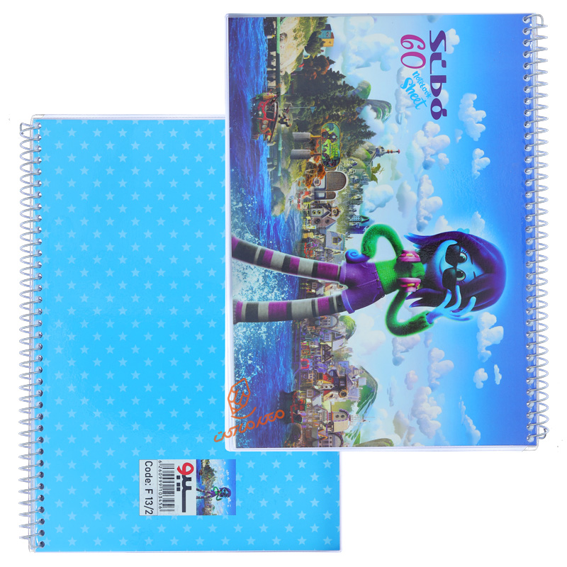 دفتر 60 برگ طرح هیولاها F132 سیبو SIBO (12).jpg