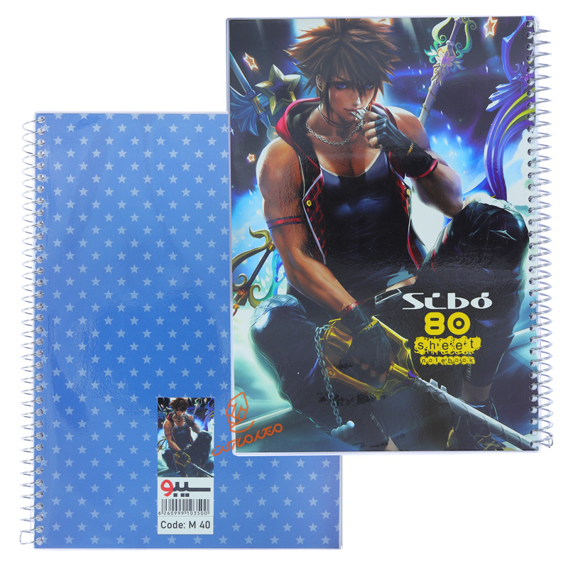 دفتر 80 برگ طرح انیمه M40 سیبو SIBO (13).jpg