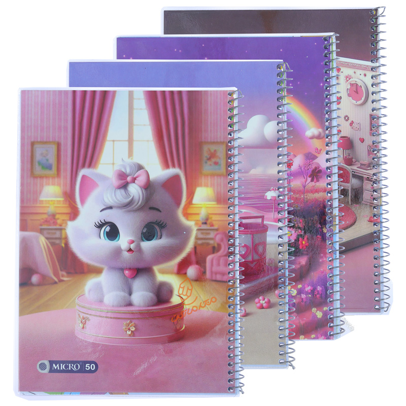 دفتر 50 برگ طرح ملودی C46 میکرو MICRO