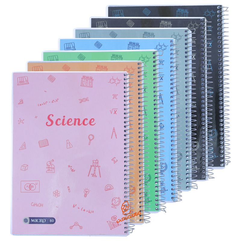 دفتر 80 برگ طرح علم C54 میکرو MICRO