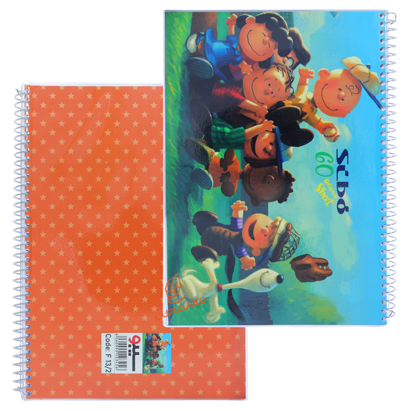 دفتر 60 برگ طرح هیولاها F132 سیبو SIBO (6).jpg