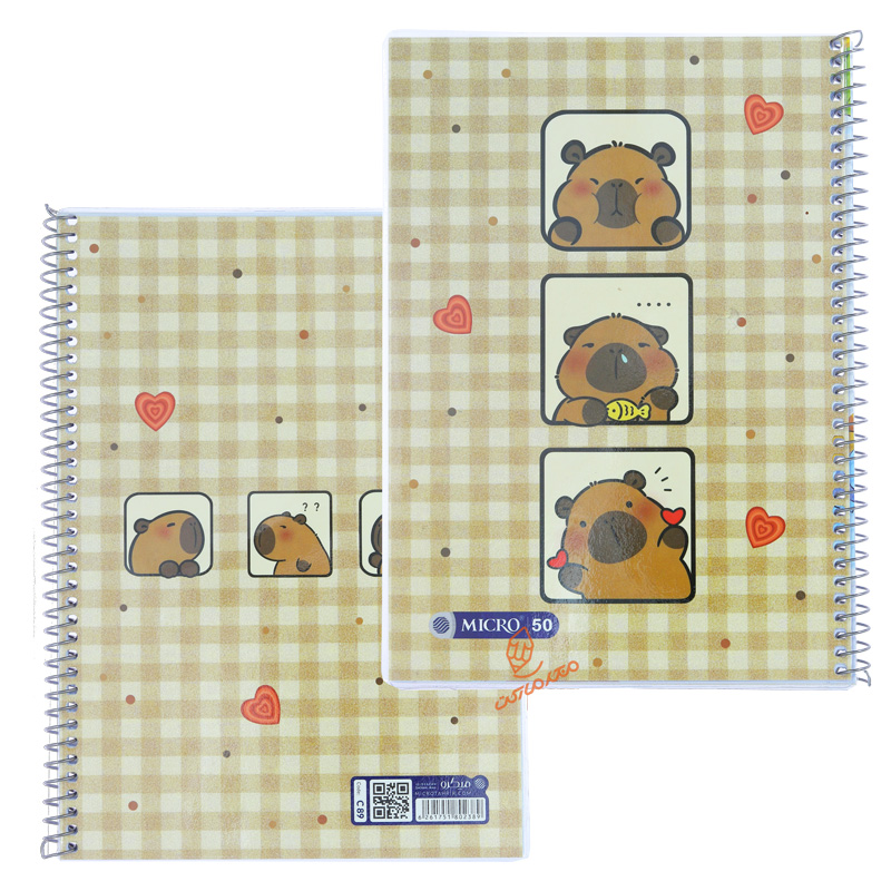 دفتر 50 برگ طرح موش بازیگوش C89 میکرو MICRO (8).jpg