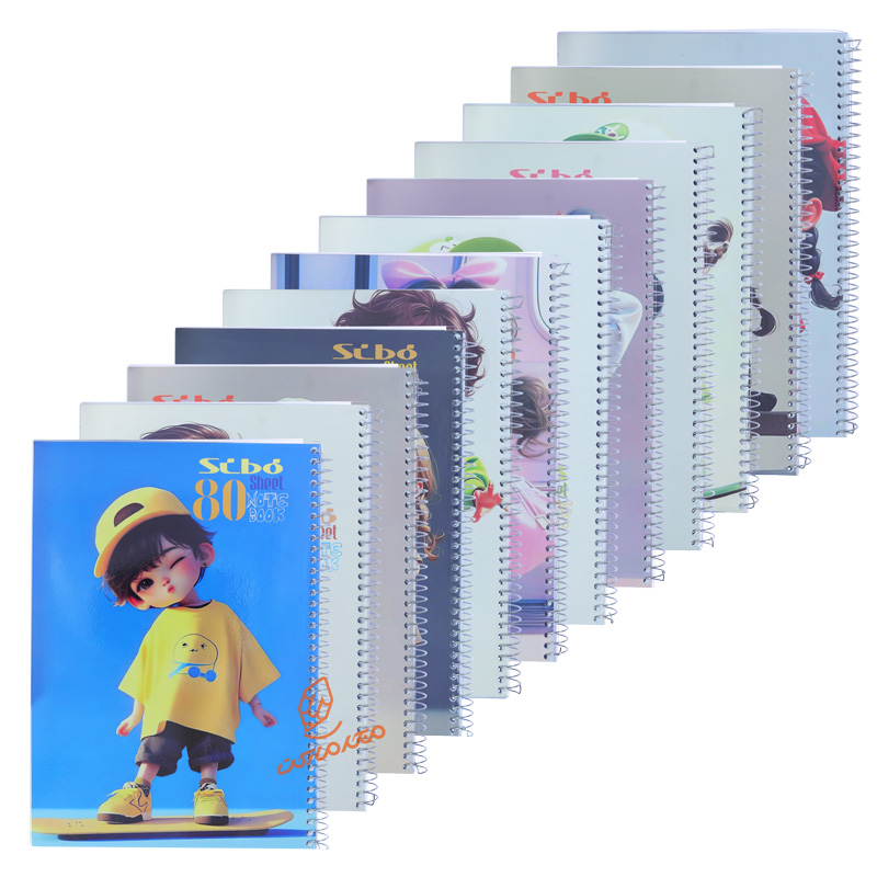 دفتر 80 برگ طرح پسر ورزشکار M40/2 سیبو SIBO