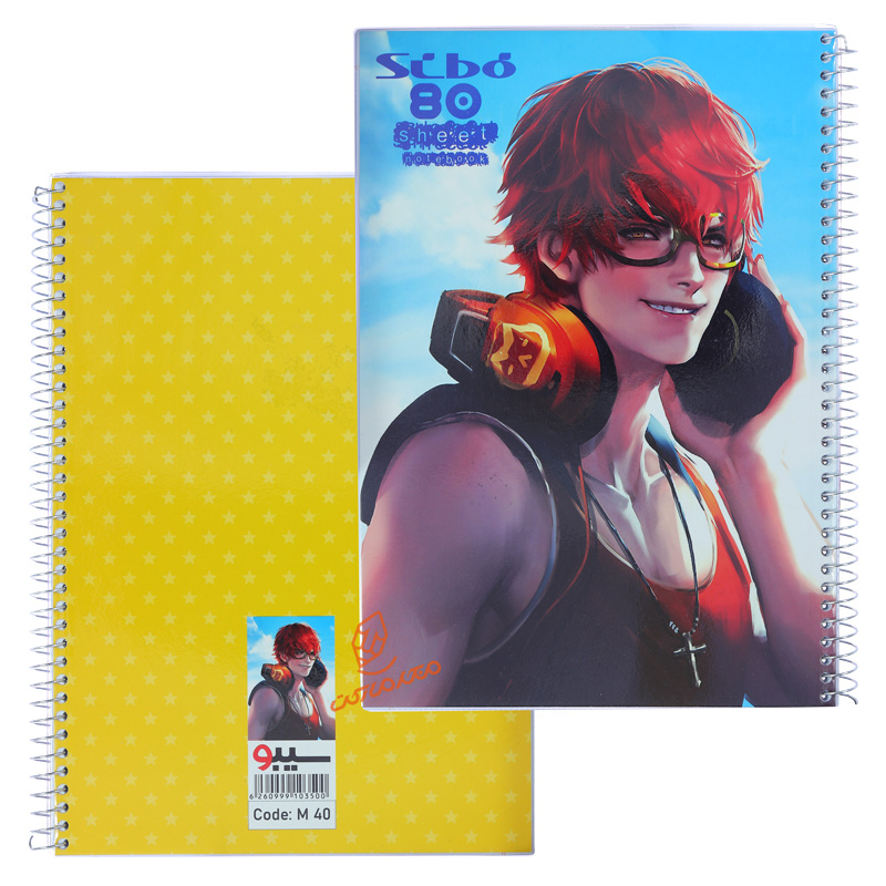 دفتر 80 برگ طرح انیمه M40 سیبو SIBO (12).jpg
