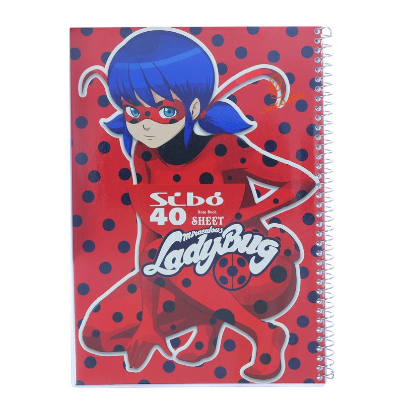 دفتر 40 برگ طرح دختر کفشدوزکی Z255 سیبو SIBOطرح 3.jpg